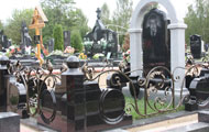 Комплекс с кованой оградой Митинское кладбище